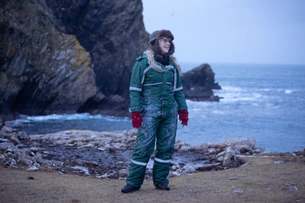 Janette Kerr not far from her studio.