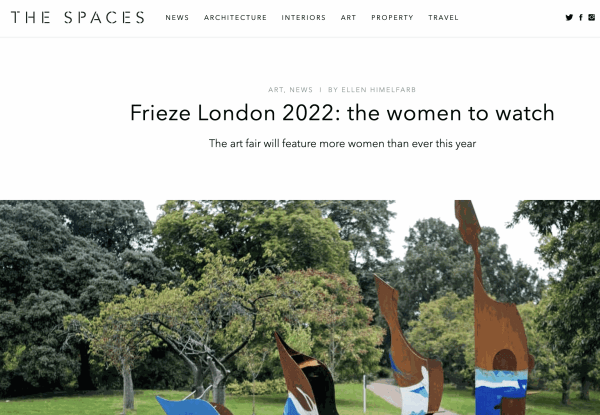 Frieze London 2022: the women to watch