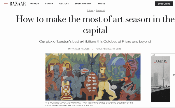 Our pick of London’s best exhibitions this October, at Frieze and beyond