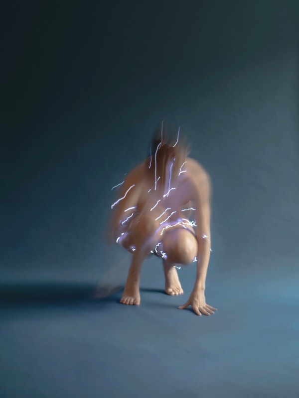 Ana D. & Noora K. - Aurora Indigo II, 2025