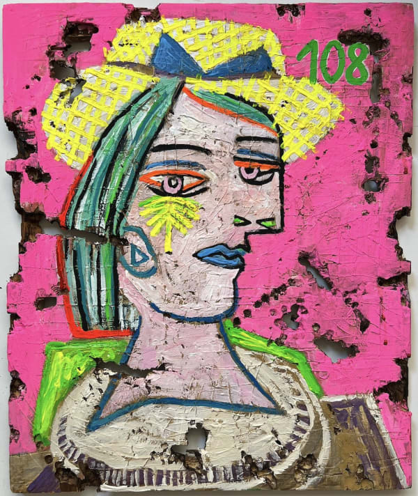 Femme au chapeau 108