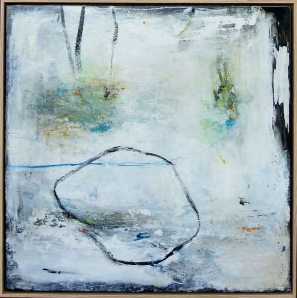 Michelle Y Williams Untiltled 19-41, 2019 Mixed media on wood 68 x 68 cm (27 x 27 in)