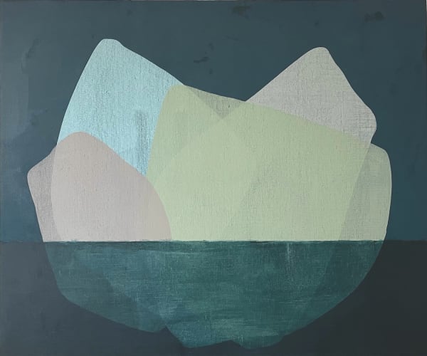 Jennifer McGregor Iceberg 11, 2023 Acrylic on canvas 102 x 122 cm (40 x 48 in)