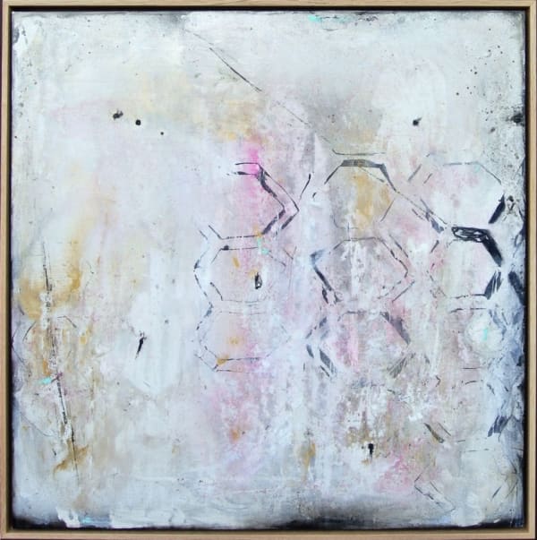 Michelle Y Williams Untitled 19-40, 2019 Mixed media on wood 68 x 68 cm (27 x 27 in)