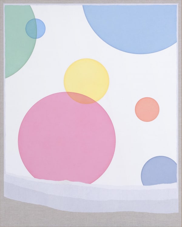 Camil Giralt Wall - 03, 2024 Encre sur base quartz, sur toile 65 x 81 cm (25 x 32 in)