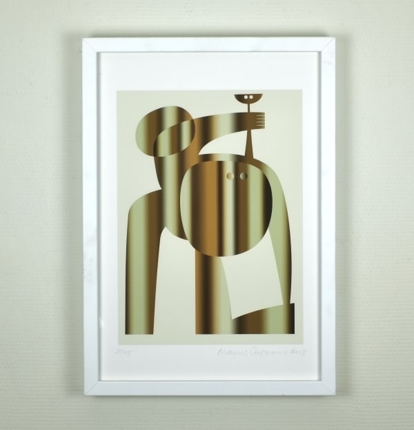 Nude with ball (Gold version)