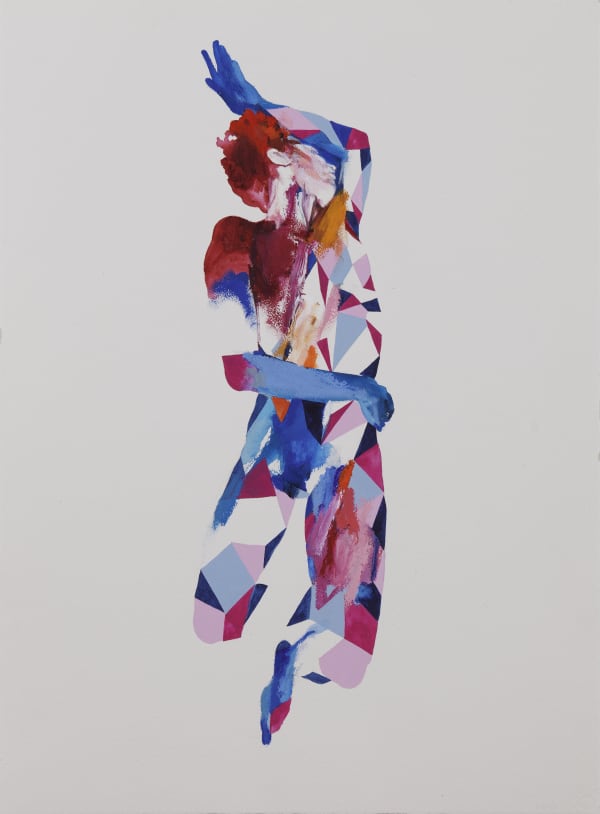 Alex Asher Daniel & Adia Millett, Untitled (Work on Paper 4) SOLD (click for details), 2022