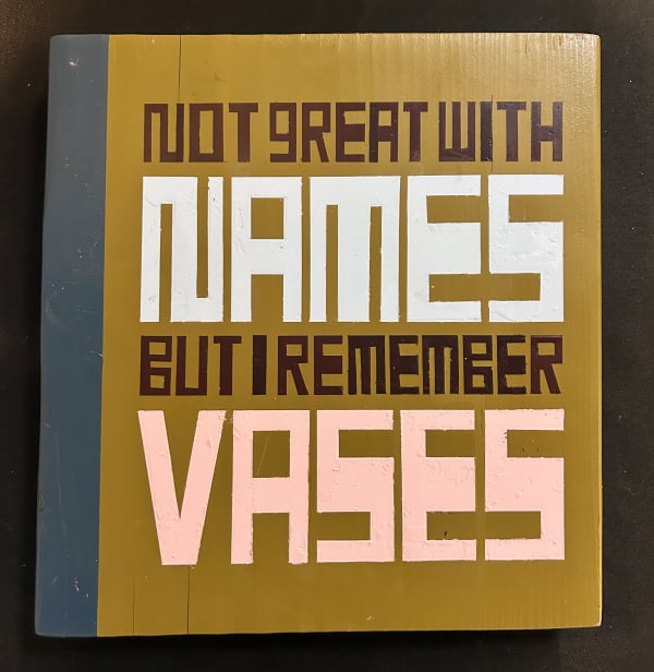 J.Otto Seibold, Not Great with Names but I Remember Vases, 2025