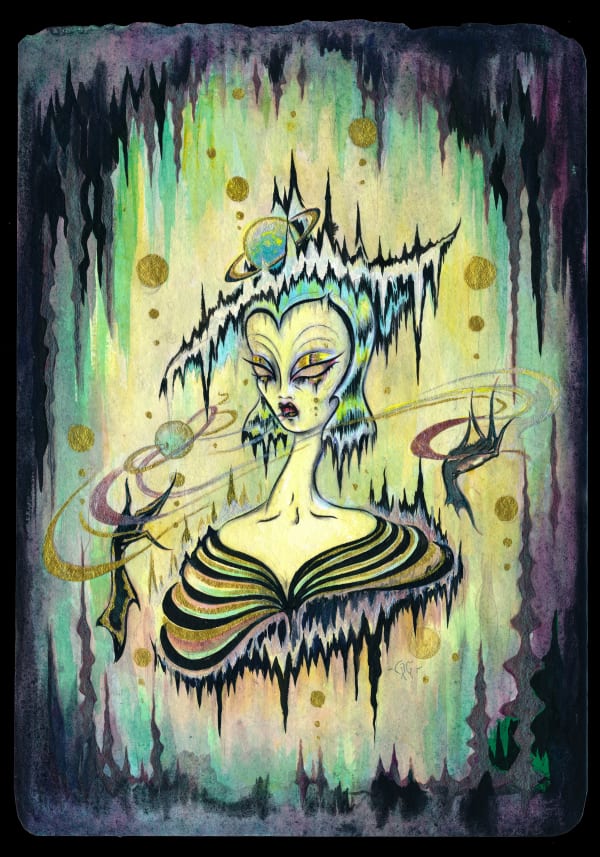 Camille Rose Garcia, The Mother of Fragile Suns (SOLD), 2024