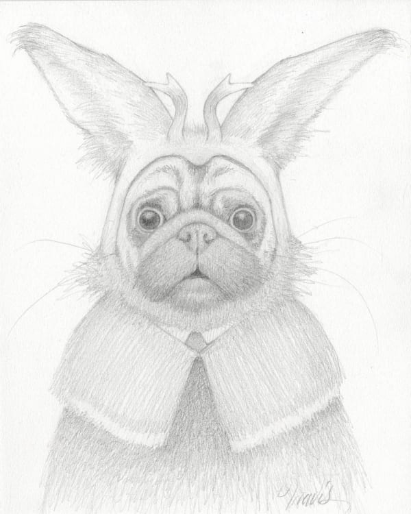 Travis Louie, Max in Jackalope Disguise, SOLD