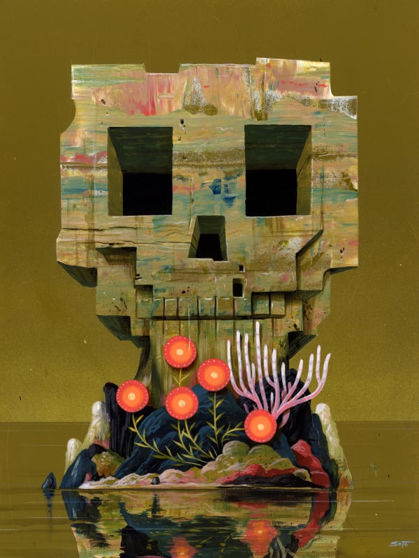 Jeff Soto, Skully, SOLD, 2023