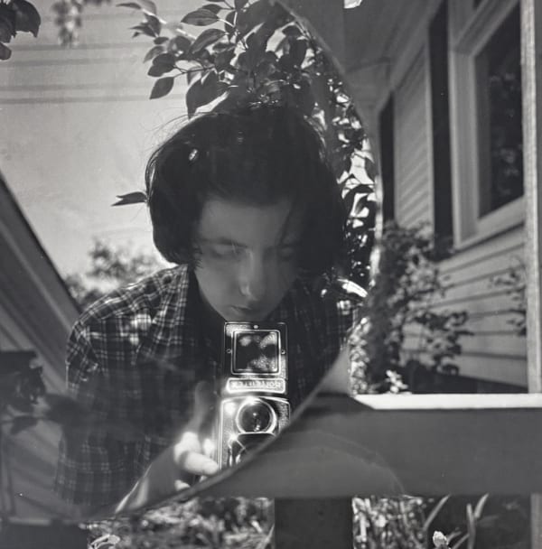 Vivian Maier, Self-Portrait, 1953 (click to enlarge)
