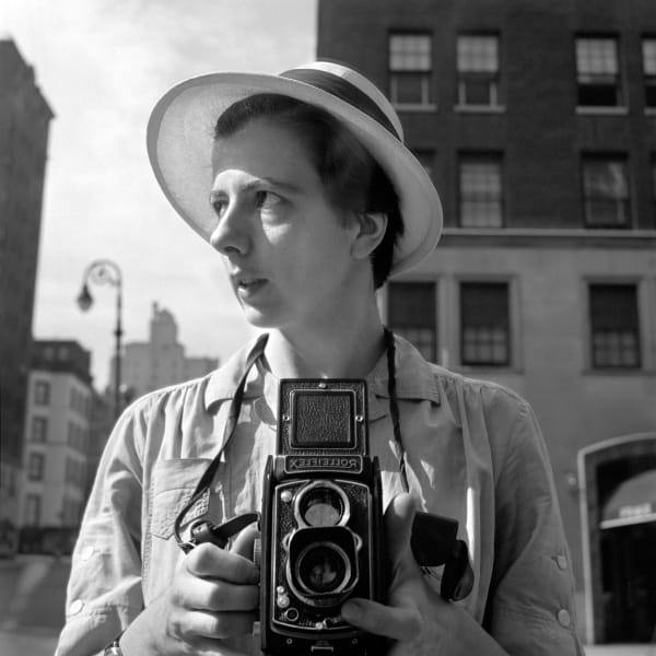 Vivian Maier, Self-Portrait, 1954 (click to enlarge)
