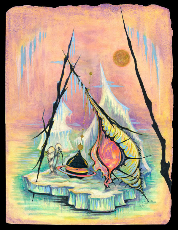 Camille Rose Garcia, Psychic Transmitter Crashed (SOLD), 2024