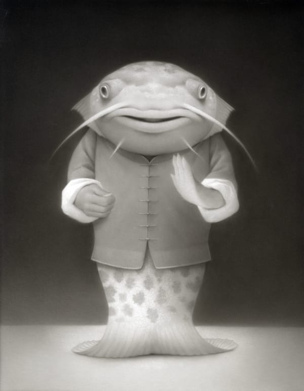 Travis Louie, Tai Chi Catfish, SOLD