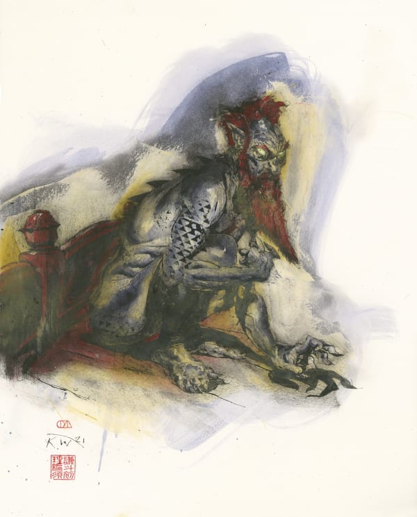 Kent Williams, THE GRATITUDE OF SAMEBITO (2) , 2020