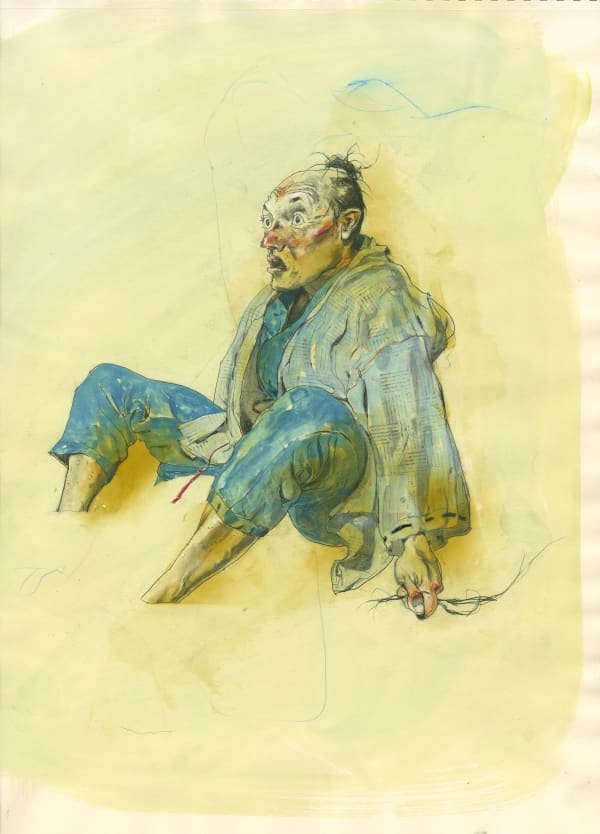 Kent Williams, THE CORPSE-RIDER (MALE FIGURE) , 2021