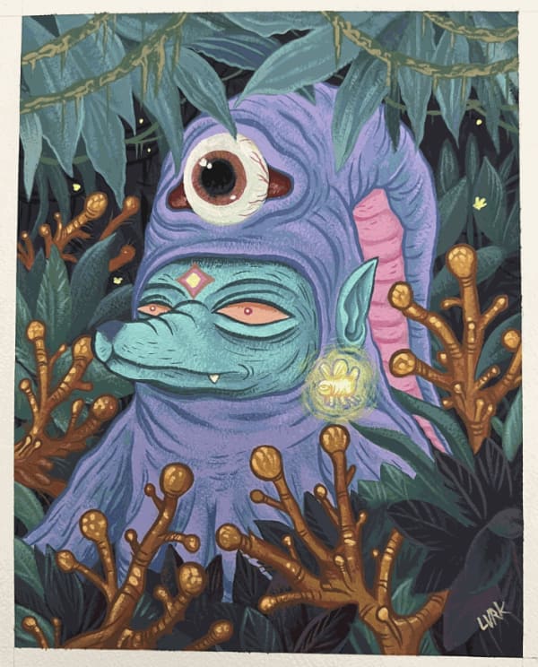 Russel Morland (LURK), Bug Catcher In the Evening (click for details), 2023