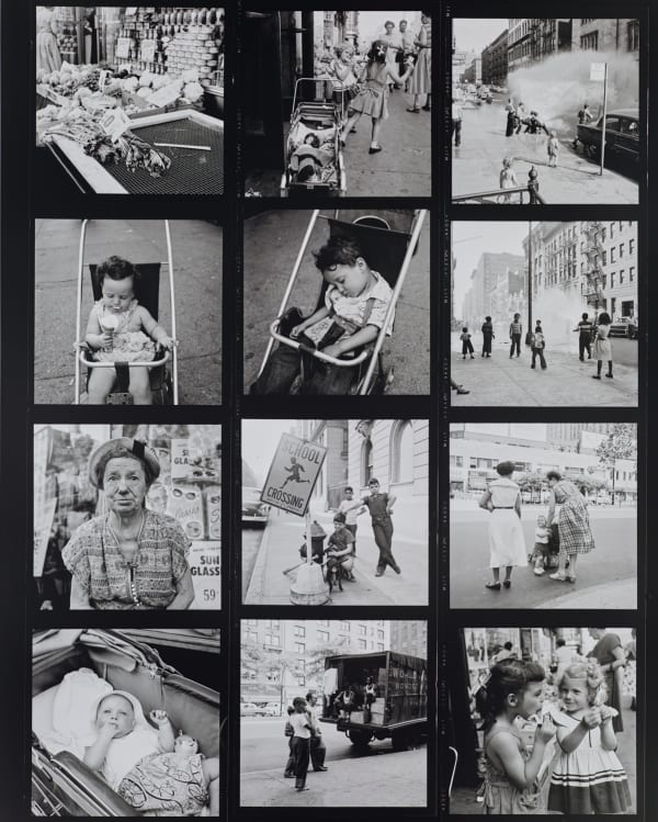 Vivian Maier, Contact Sheet 4 - VM1954W02925