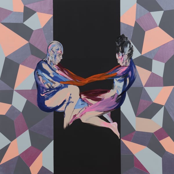 Alex Asher Daniel & Adia Millett, Untitled (2 Figures Pearlescent) click for details, 2022
