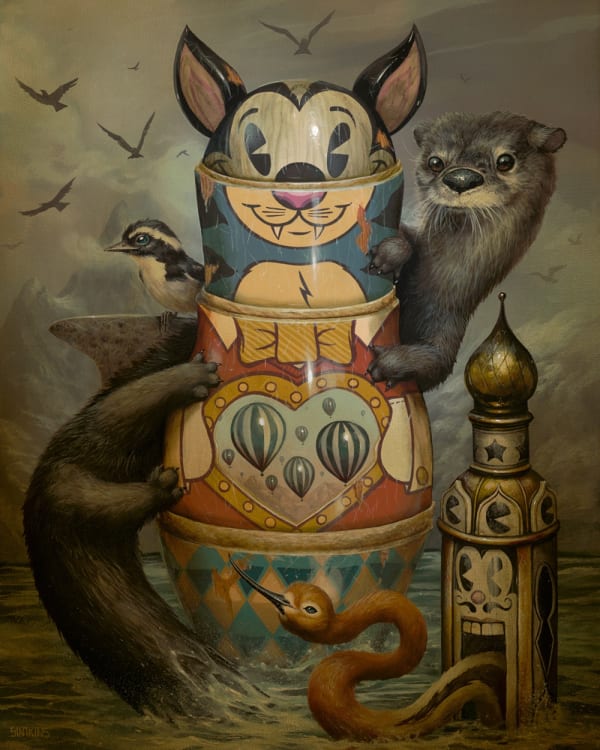 Greg Craola Simkins, Washed Away, 2020