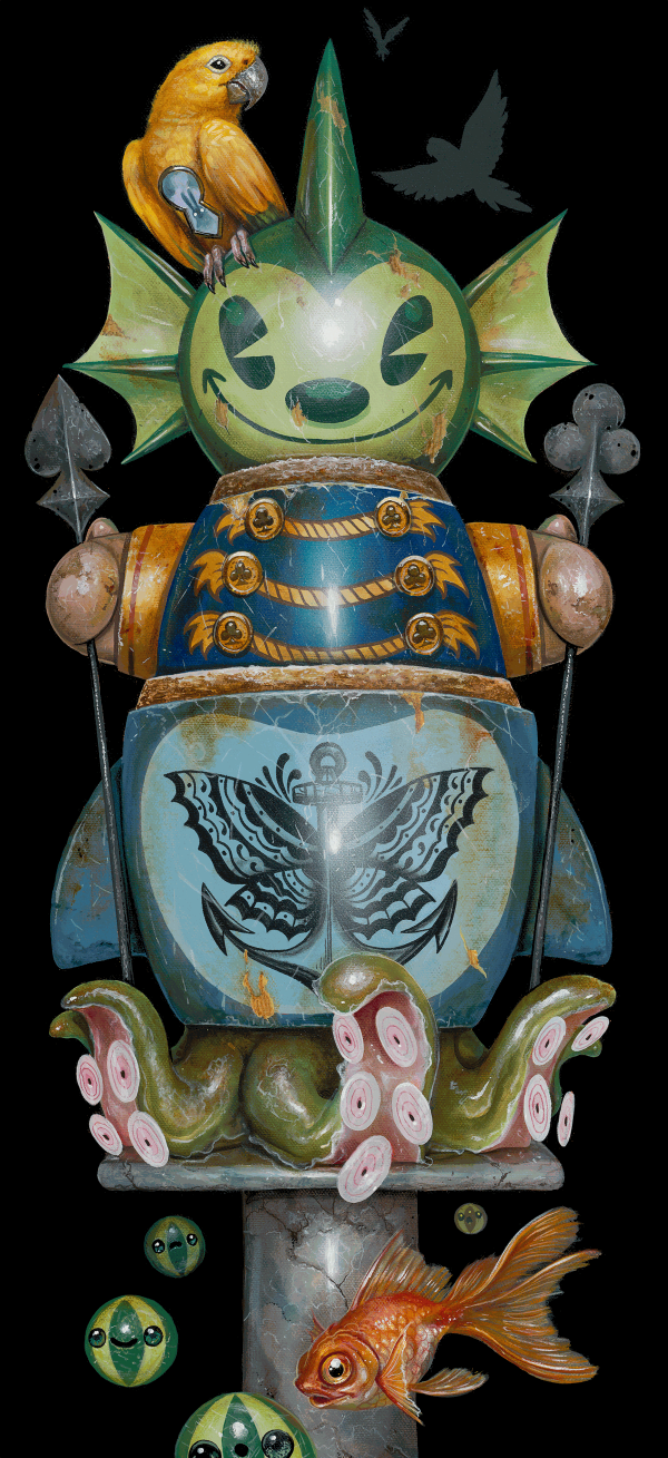 Greg Craola Simkins, Foggy's Nest (click for details), 2022