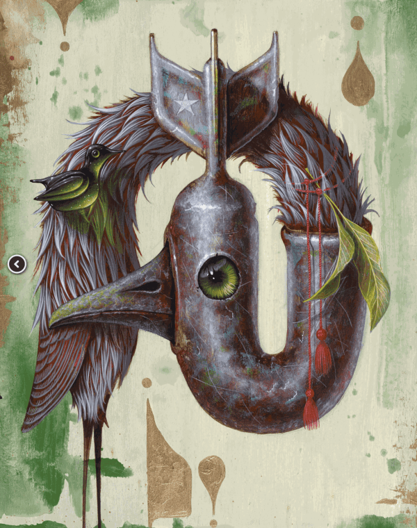 Johnny KMNDZ Rodriguez, Odd Bird and Glass Bird, 2019
