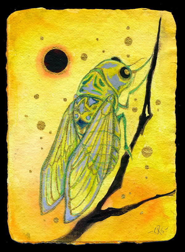 Camille Rose Garcia, Sunset of the Cicada, 2024