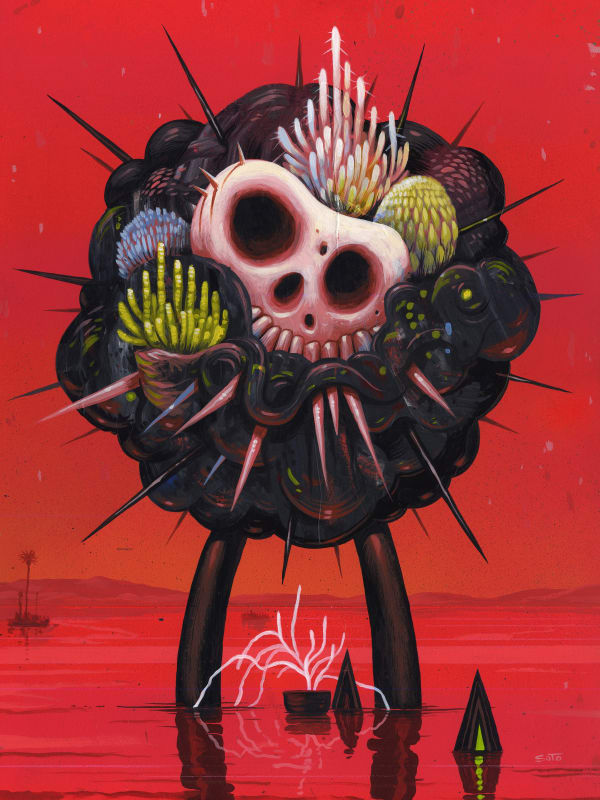 Jeff Soto, Cacti Gatherer, SOLD, 2023