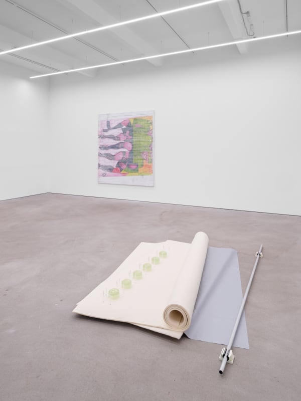 BRETT GINSBURG exhibition view, Wind, Water, Wood, Kraupa–Tuskany Zeidler, Berlin, 2023