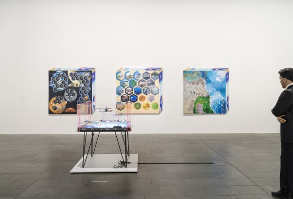 SIMON DENNY exhibition view, The Founder's Paradox, Christchurch Art Gallery Te Puna o Waiwhetū, 2018