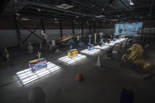 SIMON DENNY exhibition view, Real Mass Entrepreneurship, OCAT Shenzhen, 2017