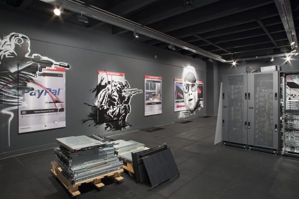 SIMON DENNY exhibition view, The Personal Effects of Kim Dotcom, Adam Art Gallery, Wellington, 2014