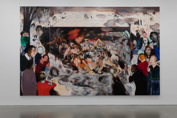 AMBERA WELLMANN exhibition view, A Place for Me: Figurative Painting Now, ICA Boston, 2022