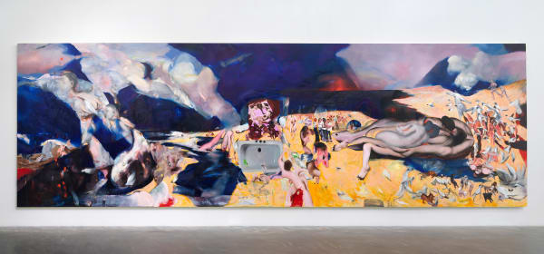 AMBERA WELLMANN exhibition view, Soft Water Hard Stone, New Museum Triennial, New York, 2021