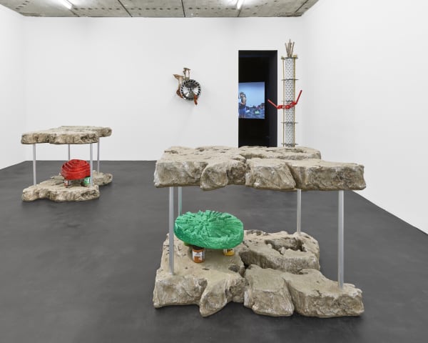 GUAN XIAO exhibition view, Guan Xiao — Living Sci-Fi: under the red stars, Kraupa-Tuskany Zeidler, Berlin, 2017