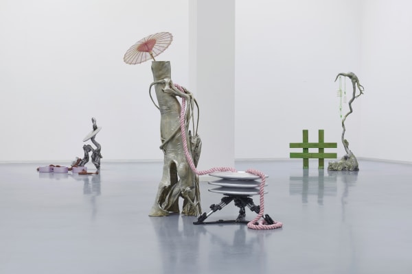 GUAN XIAO exhibition view, Products Farming, Bonner Kunstverein, 2019