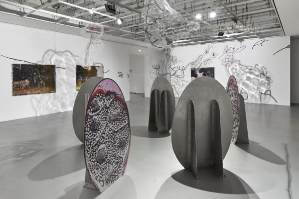 KATJA NOVITSKOVA exhibition view, shortlist exhibtion for the Preis der Nationalgalerie, Hamburger Bahnhof - Museum für Gegenwart, Berlin, 2019 - 2020