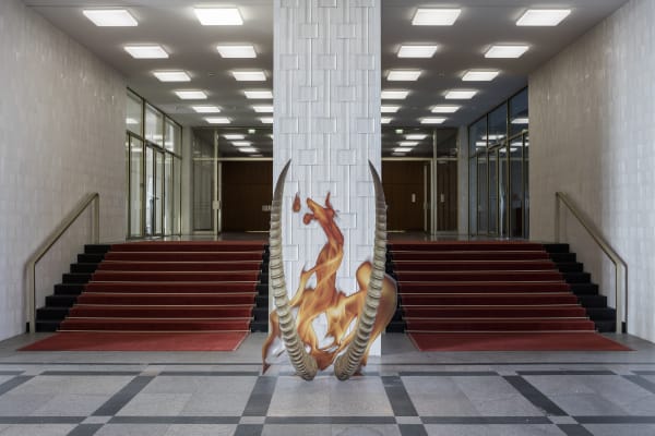 KATJA NOVITSKOVA exhibition view, 9th Berlin Biennale for Contemporary Art, ESMT, Berlin, 2016