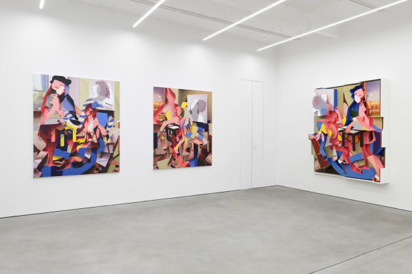 PIETER SCHOOLWERTH exhibition view, Virtual Relief, Kraupa-Tuskany Zeidler, Berlin, 2019