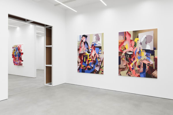 PIETER SCHOOLWERTH exhibition view, Virtual Relief, Kraupa-Tuskany Zeidler, Berlin, 2019