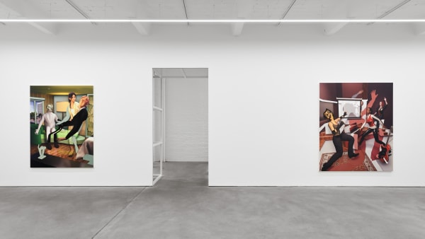 PIETER SCHOOLWERTH exhibtion view, Rigged, Kraupa–Tuskany Zeidler, Berlin, 2022