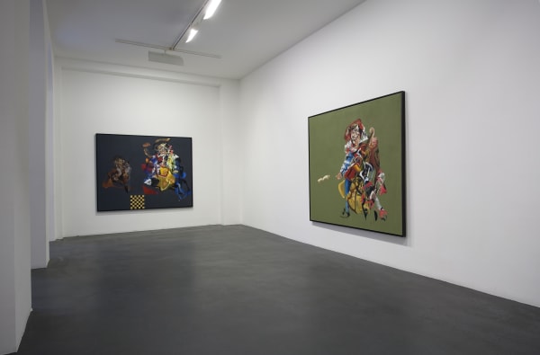 PIETER SCHOOLWERTH exhibition view, Nathalie Obadia, Paris, 2010
