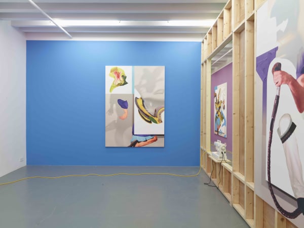 PIETER SCHOOLWERTH exhibition view, Your Vacuum Blows, which Sucks, Miguel Abreu Gallery, New York, 2015