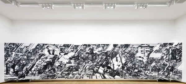 AVERY SINGER exhibition view, Avery Singer - Scenes, Stedelijk Museum, Amsterdam, 2016