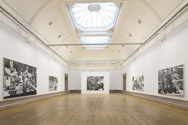 AVERY SINGER exhibition view, 6th Glasgow International Festival of Art, Glasgow, Scotland, 2014