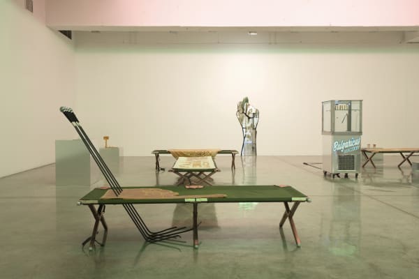 SLAVS AND TATARS exhibition view, after Pasteur, Tanya Bonakdar Gallery, New York, 2016