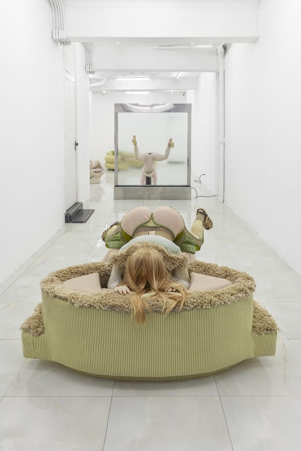 ANNA UDDENBERG exhibition view, Pelvic Trust, House of Gaga, 2017