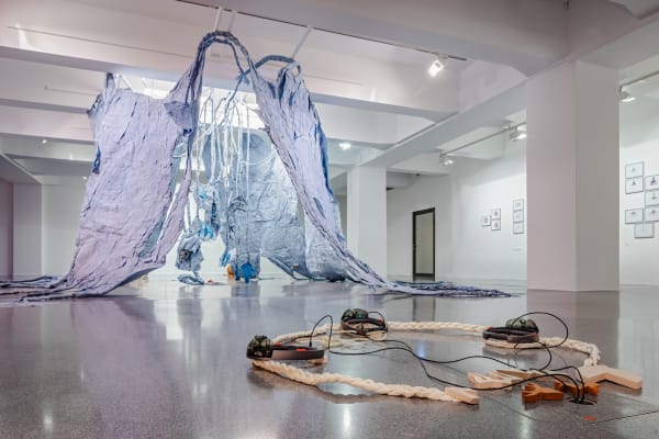 Transformella (aLifveForms fed and cared for by JP Raether) exbition view, Technoshamanism, HMKV Hartware MedienKunstVerein, Dortmund, 2021