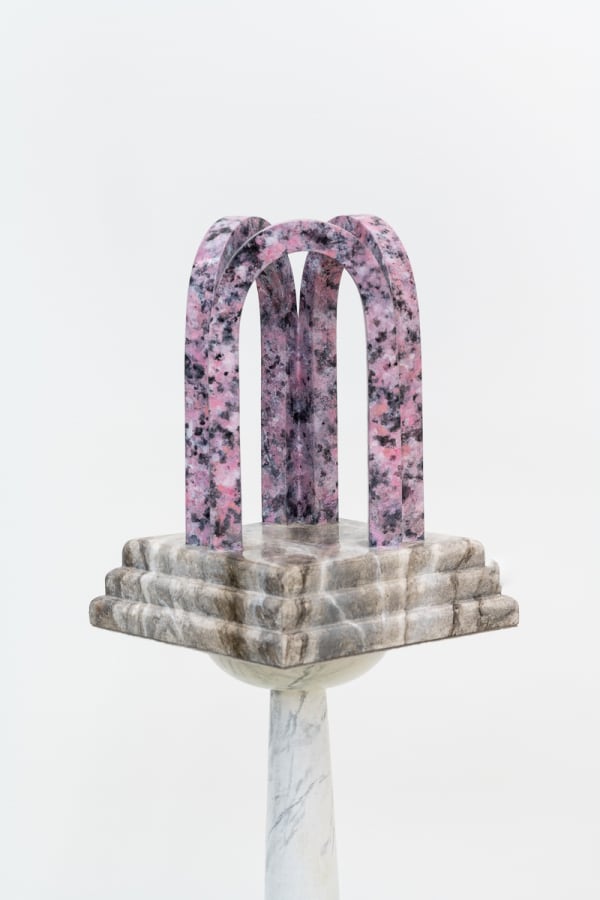 Ana Kazaroff Paradisa, 2020 Acrylic on wood 25.5 x 19 x 19 cm 103 x 23 x 23 cm (with the stand)